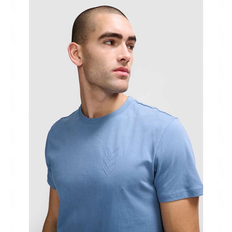 Hummel Active Co S/S T-shirt Herr Blå | 243869-077