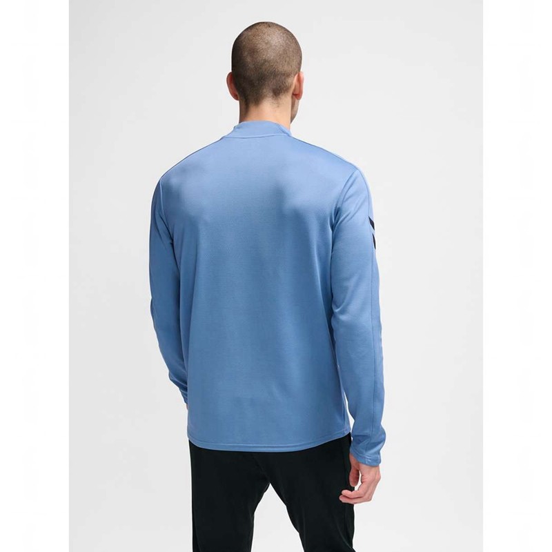 Hummel Active Pl Half Zip Tröjor Herr Blå | 389705-737