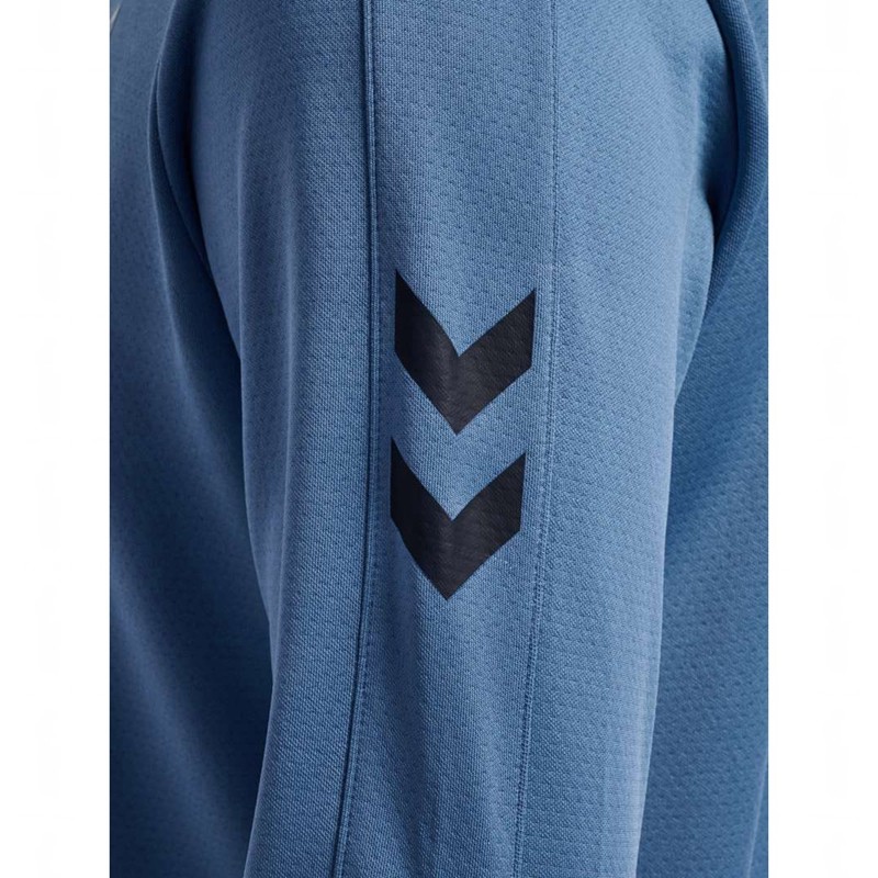 Hummel Active Pl Half Zip Tröjor Herr Blå | 389705-737