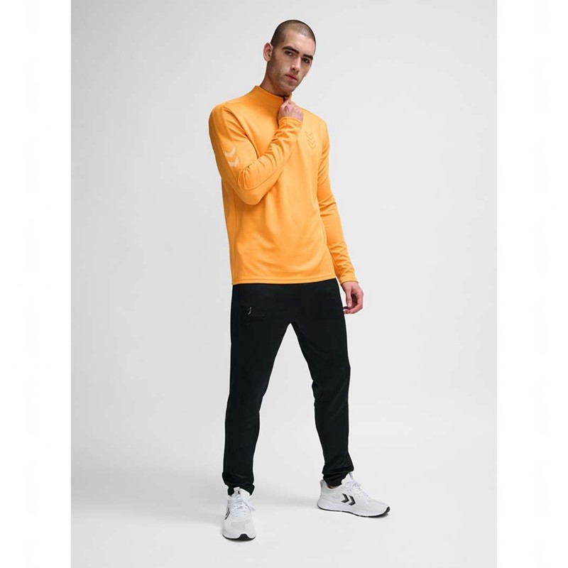 Hummel Active Pl Half Zip Tröjor Herr Orange | 961076-984
