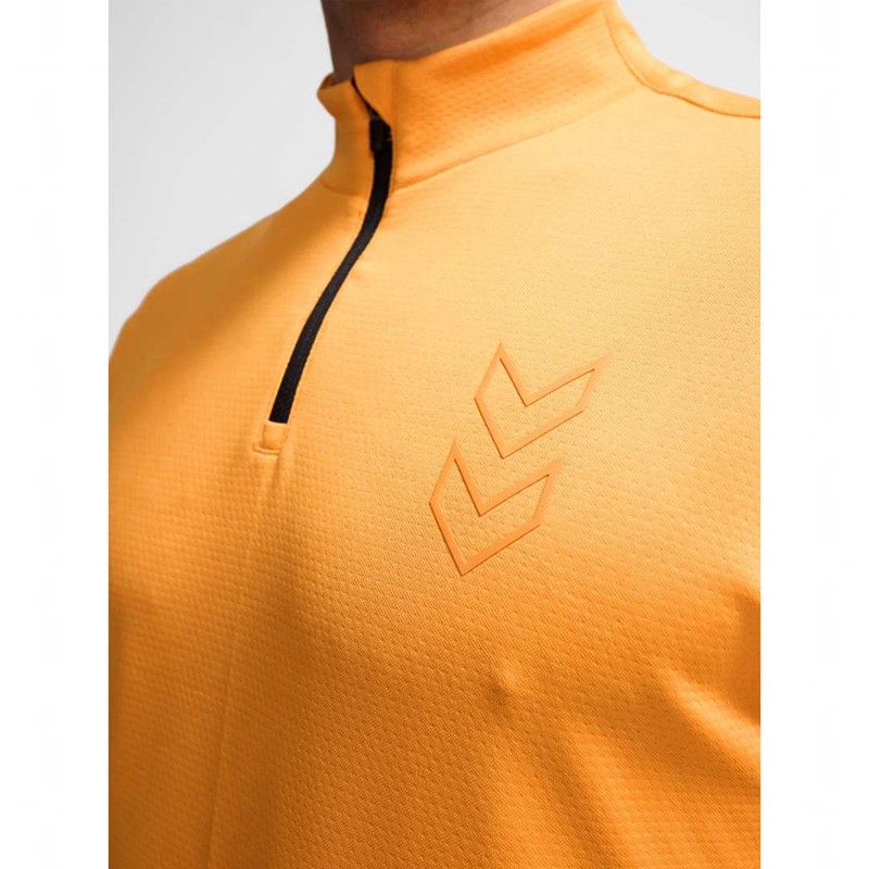 Hummel Active Pl Half Zip Tröjor Herr Orange | 961076-984