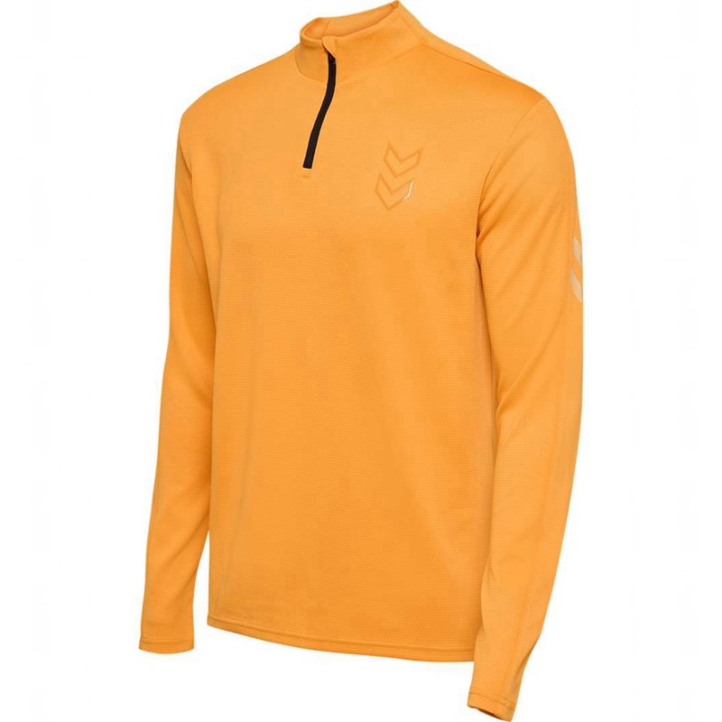 Hummel Active Pl Half Zip Tröjor Herr Orange | 961076-984