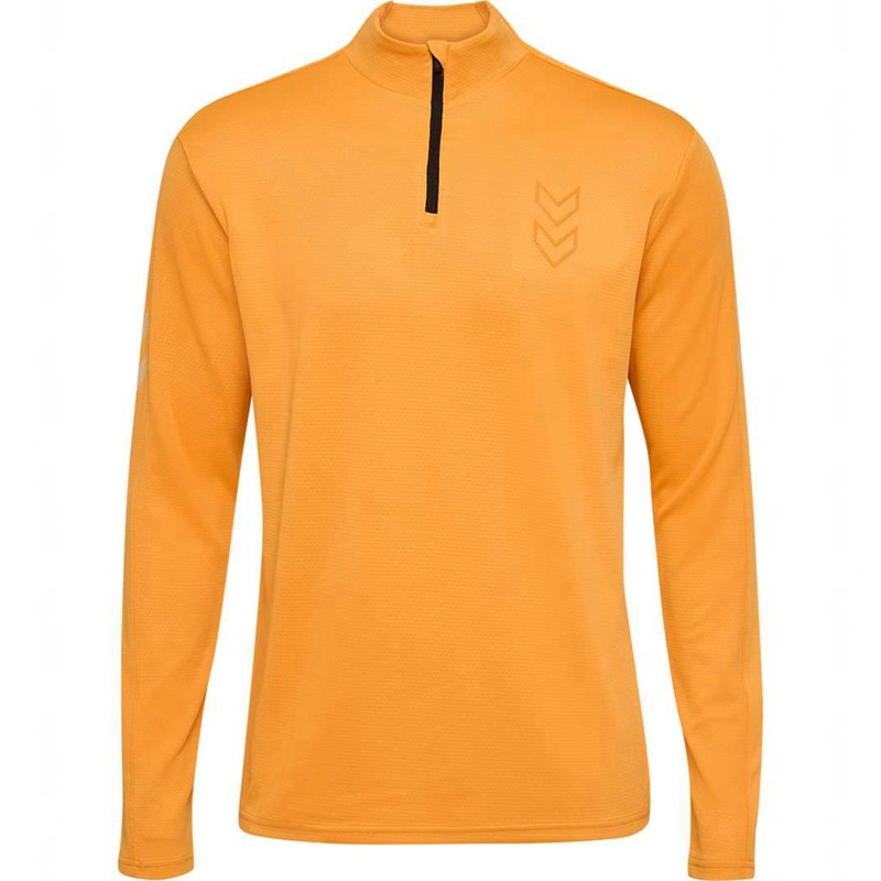 Hummel Active Pl Half Zip Tröjor Herr Orange | 961076-984