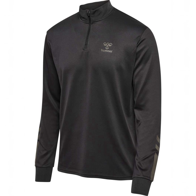 Hummel Active Pl Half Zip Tröjor Herr Svarta | 521471-961