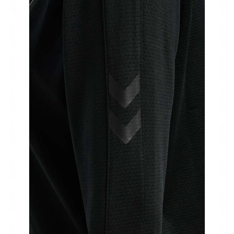 Hummel Active Pl Half Zip T-shirt Dam Svarta | 266307-655