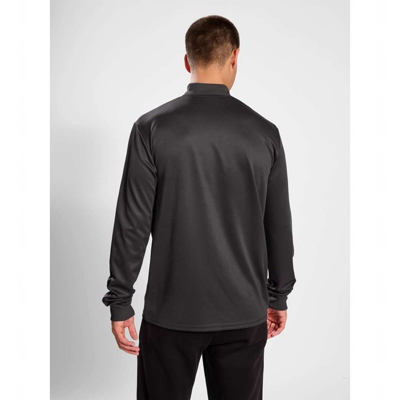 Hummel Active Pl Half Zip T-shirt Herr Svarta | 404747-040