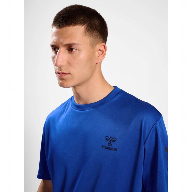 Hummel Active Pl Jersey S/S T-shirt Herr Blå | 816687-092