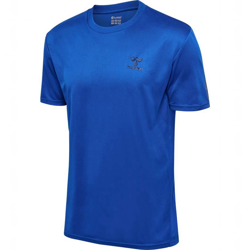 Hummel Active Pl Jersey S/S T-shirt Herr Blå | 816687-092