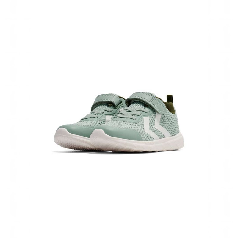 Hummel Actus Recycled Jr Sneakers Barn Olivgröna | 176247-795