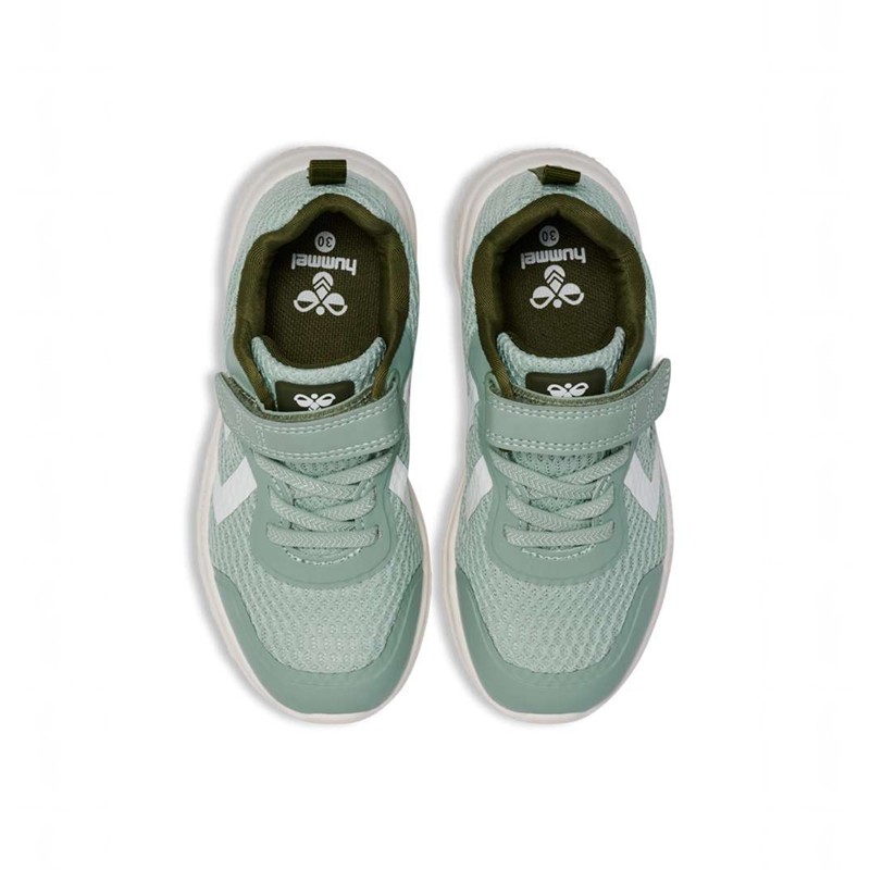Hummel Actus Recycled Jr Sneakers Barn Olivgröna | 176247-795