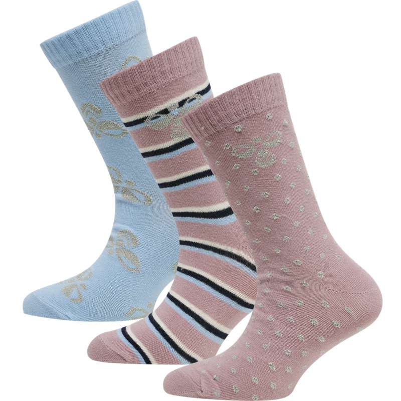 Hummel Alfie 3-pack Strumpor Barn Rosa | 524235-592