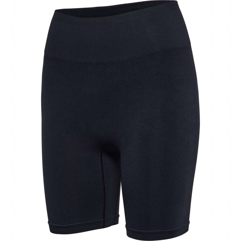 Hummel Alive Seamless High Waist Shorts Dam Svarta | 428896-958