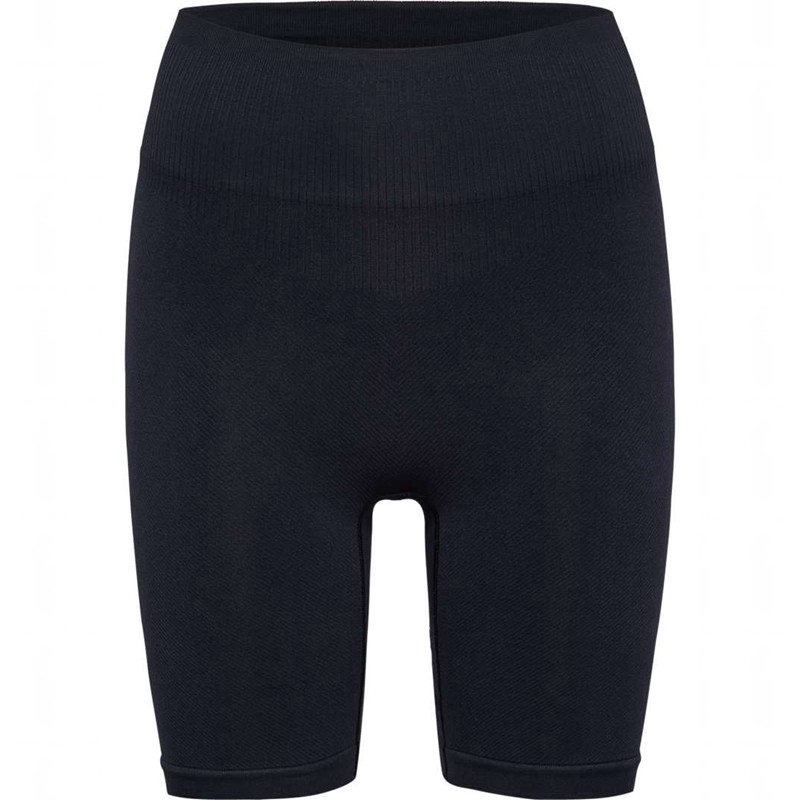 Hummel Alive Seamless High Waist Shorts Dam Svarta | 428896-958