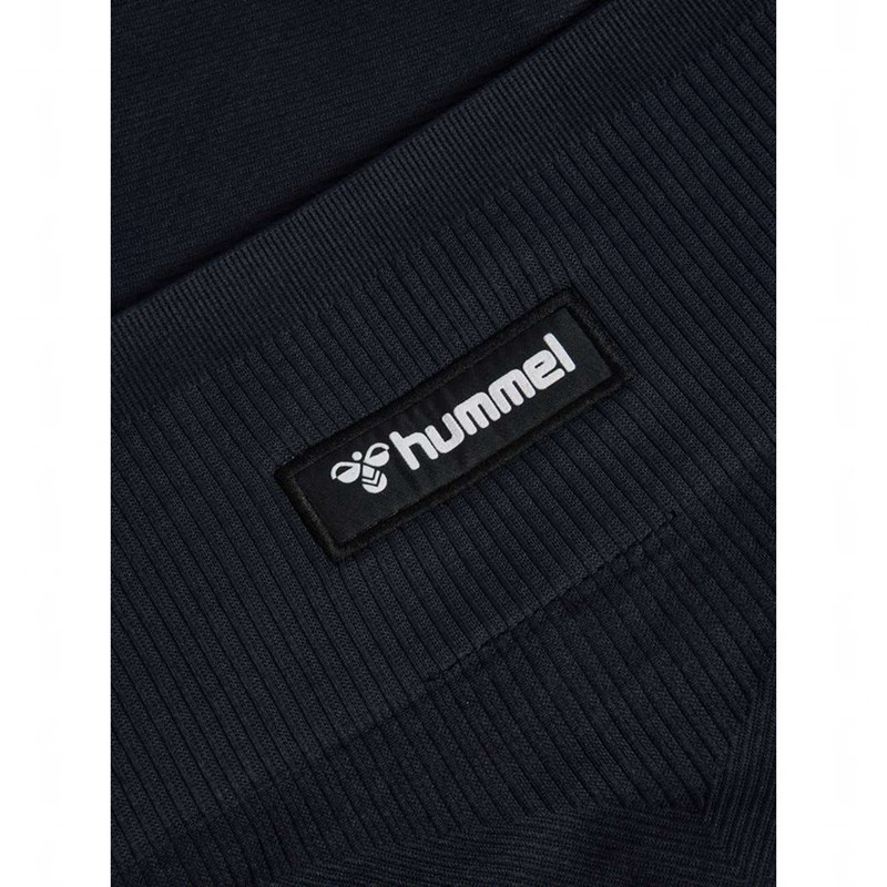 Hummel Alive Seamless High Waist Shorts Dam Svarta | 428896-958