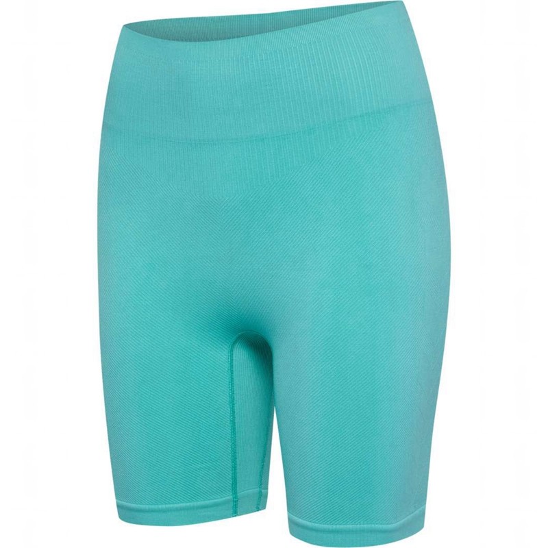 Hummel Alive Seamless High Waist Shorts Dam Blå | 796917-868