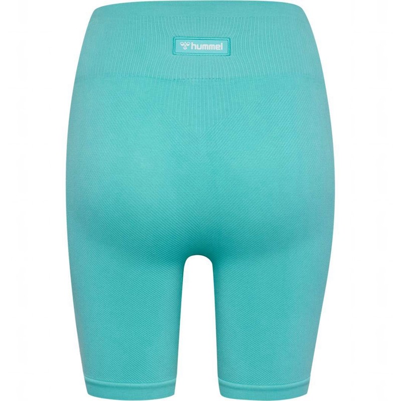 Hummel Alive Seamless High Waist Shorts Dam Blå | 796917-868