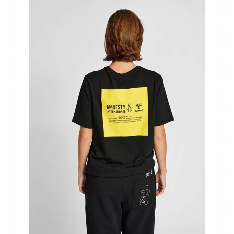 Hummel Amnesty Label T-shirt Herr Grå | 659841-403