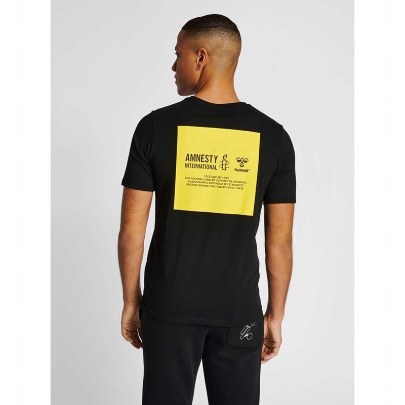 Hummel Amnesty Label T-shirt Herr Grå | 659841-403