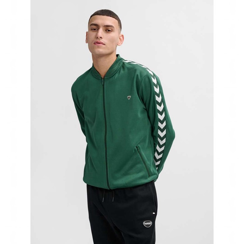 Hummel Archive Regular Poly Zip Jackor Herr Gröna | 287322-818