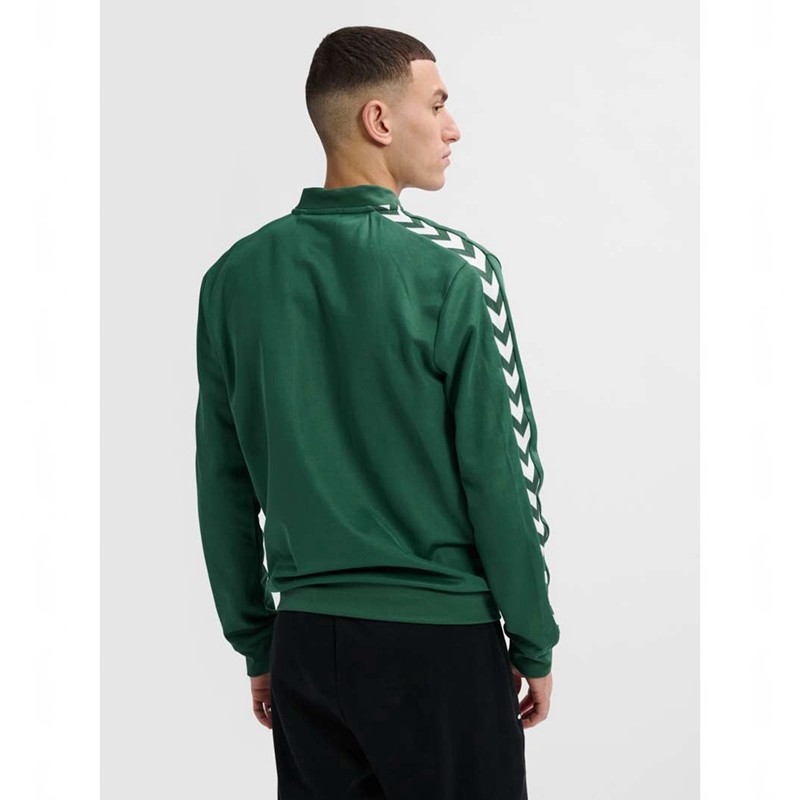 Hummel Archive Regular Poly Zip Jackor Herr Gröna | 287322-818