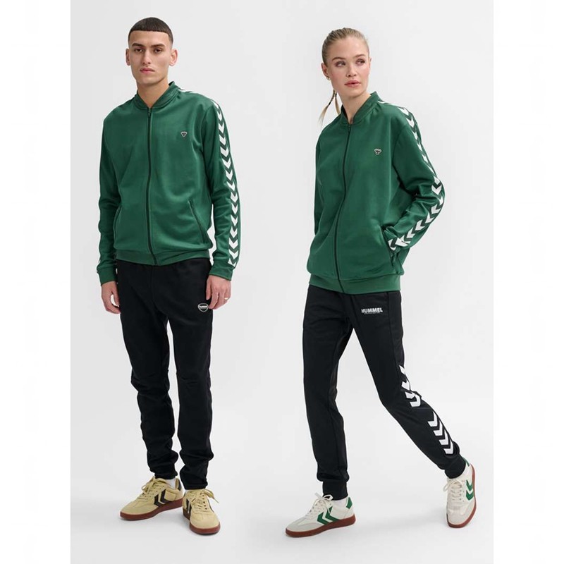 Hummel Archive Regular Poly Zip Jackor Herr Gröna | 287322-818