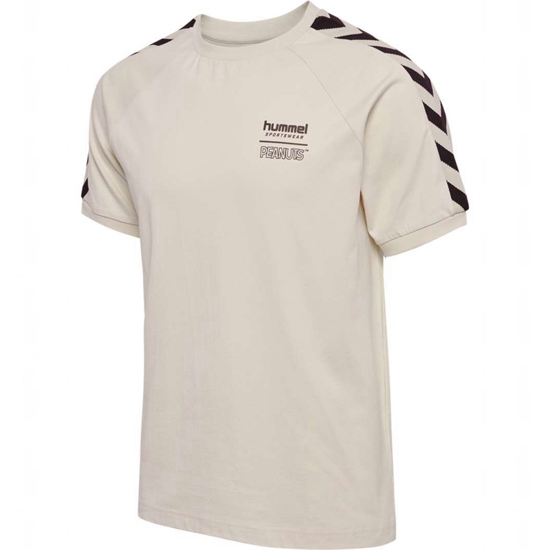 Hummel Archive S/S Peanuts T-shirt Herr Beige | 510888-514