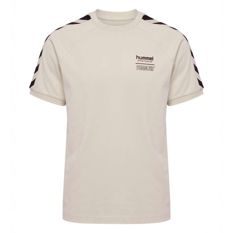 Hummel Archive S/S Peanuts T-shirt Herr Beige | 510888-514