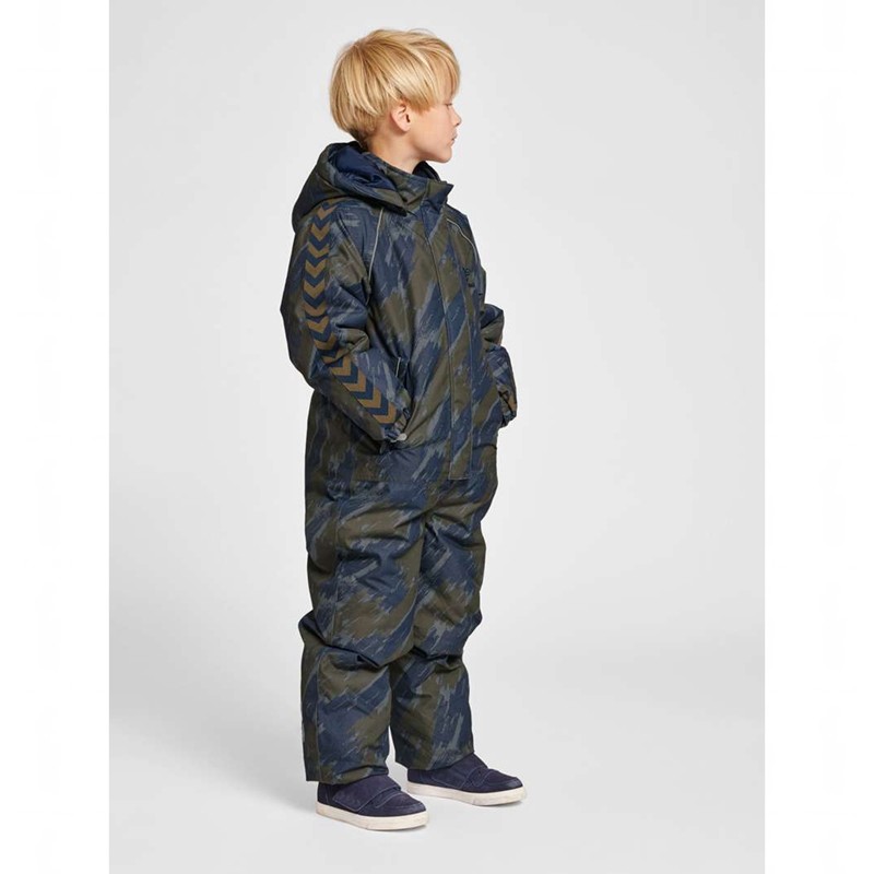 Hummel Artic Tex Snow Hoodie Barn Olivgröna | 167551-429
