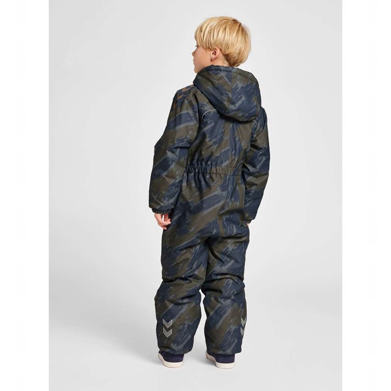 Hummel Artic Tex Snow Hoodie Barn Olivgröna | 167551-429