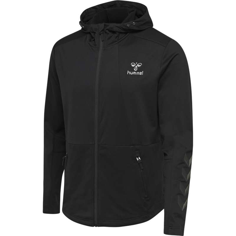 Hummel Aston Zip Hoodie Herr Svarta | 647610-222