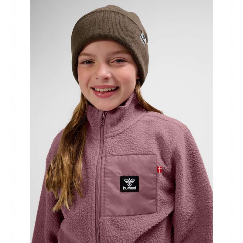 Hummel Atlas Fleece Zip Jackor Barn Rosa | 121298-590