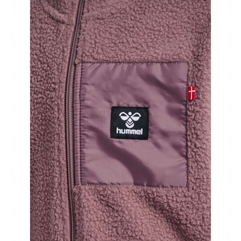 Hummel Atlas Fleece Zip Jackor Barn Rosa | 121298-590