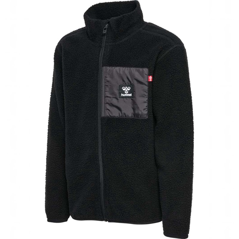 Hummel Atlas Fleece Zip Jackor Barn Svarta | 059002-974