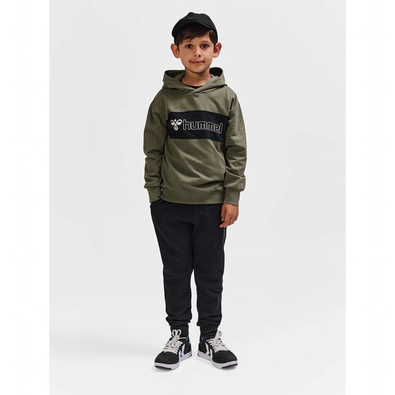 Hummel Atlas Hoodie Barn Olivgröna | 915206-693