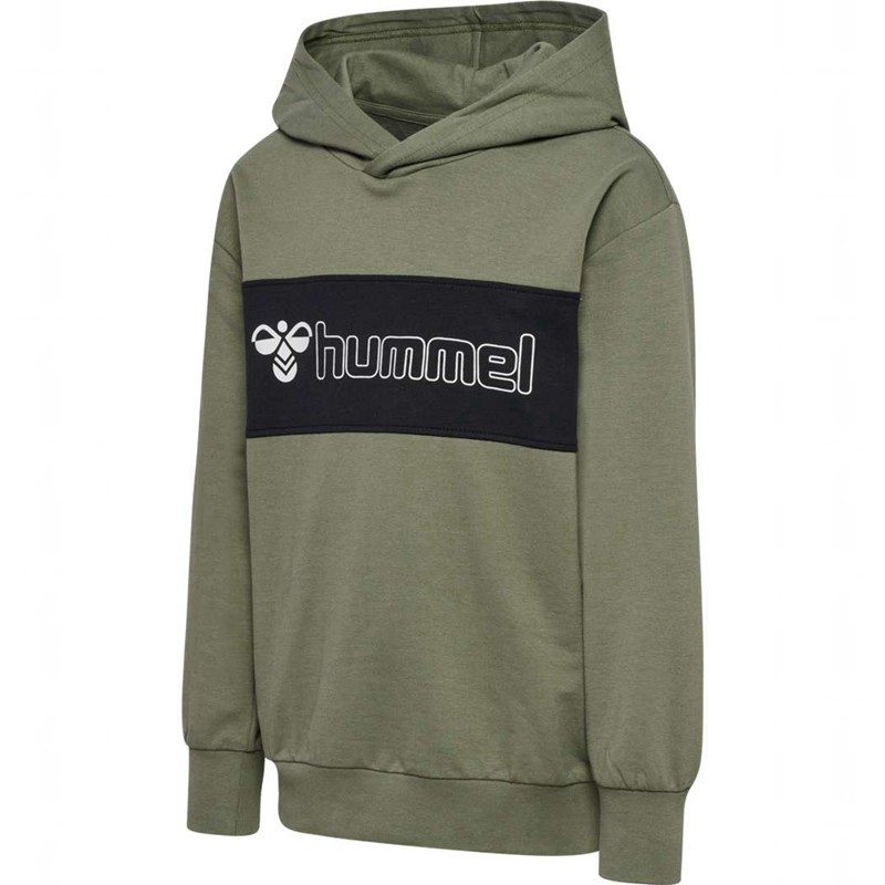 Hummel Atlas Hoodie Barn Olivgröna | 915206-693