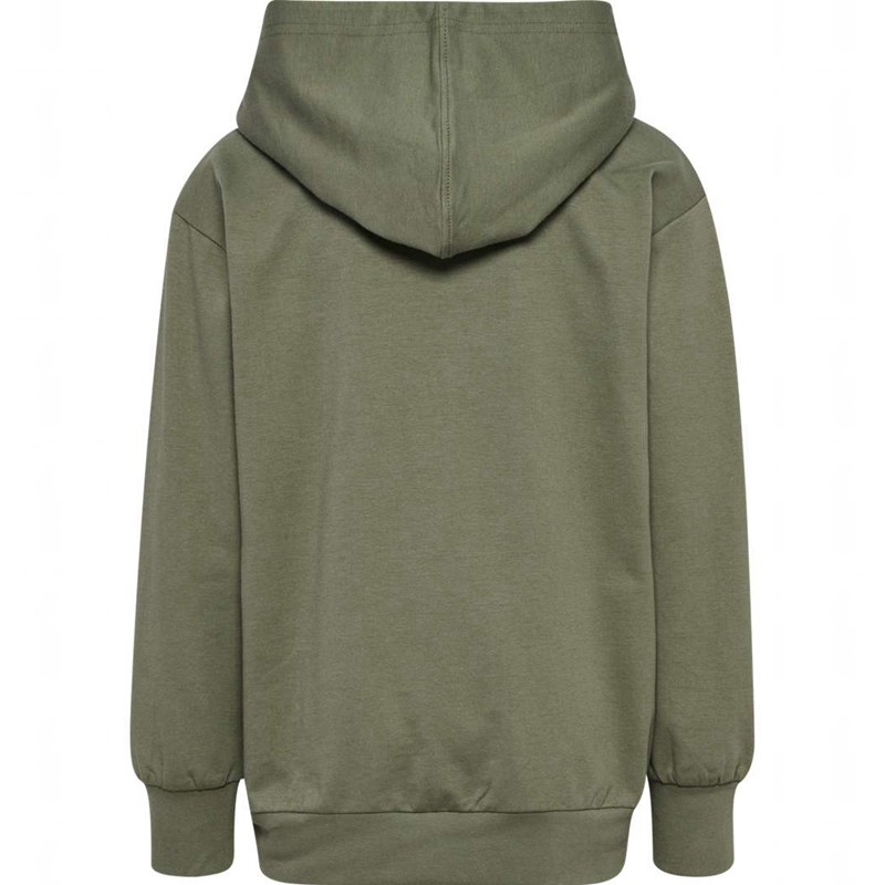 Hummel Atlas Hoodie Barn Olivgröna | 915206-693