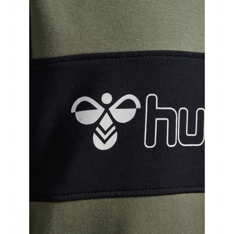 Hummel Atlas Hoodie Barn Olivgröna | 915206-693