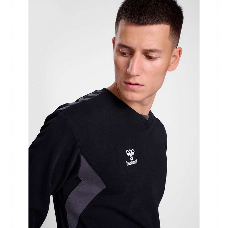 Hummel Authentic Co Training Sweat Tröjor Herr Svarta | 753780-410