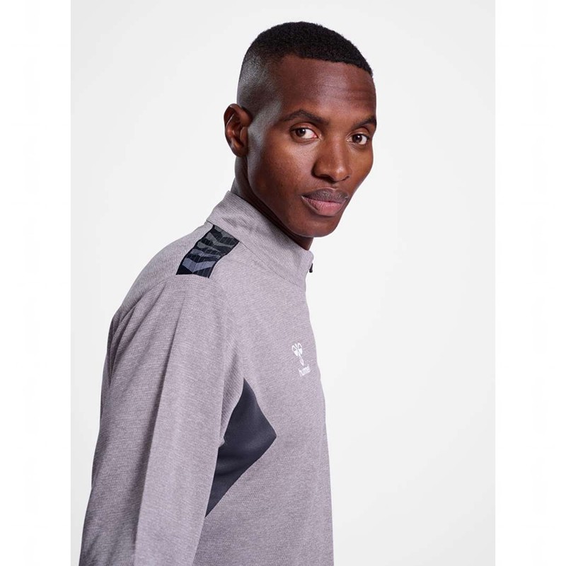 Hummel Authentic Half Zip Sweat Tröjor Herr Grå | 857595-763