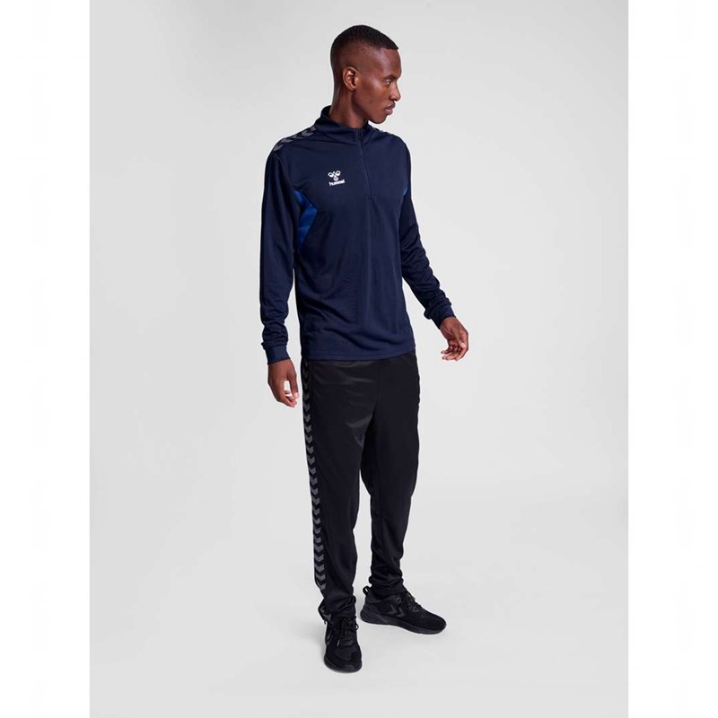 Hummel Authentic Half Zip Sweat Tröjor Herr Marinblå | 709843-022