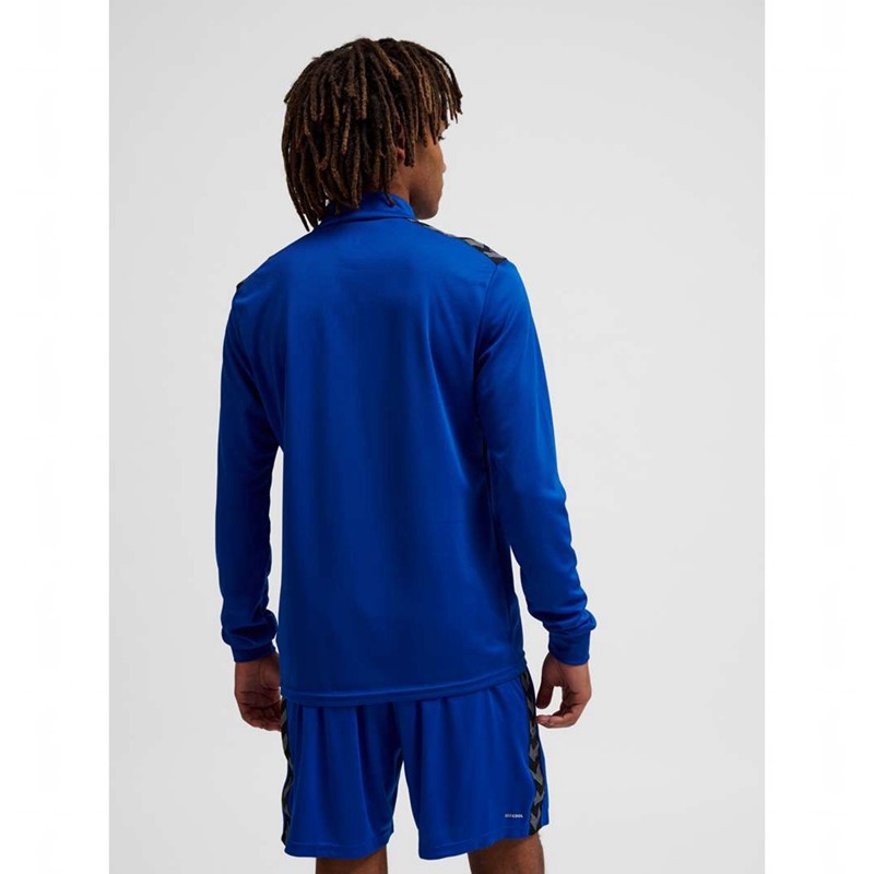 Hummel Authentic Half Zip Sweat Tröjor Herr Blå | 265499-971