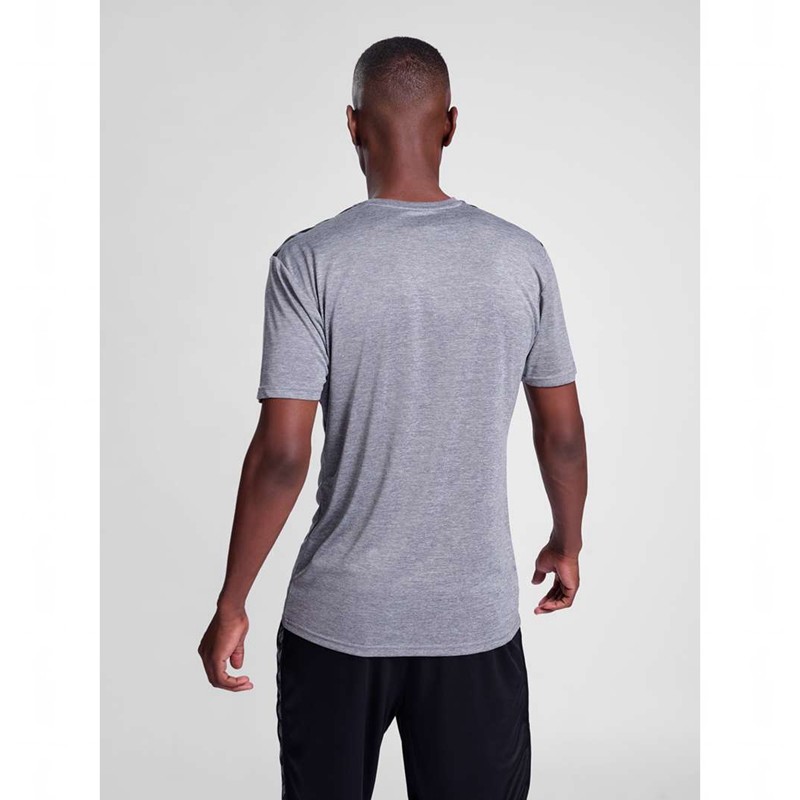 Hummel Authentic Pl S/S Jersey Herr Grå | 443710-391
