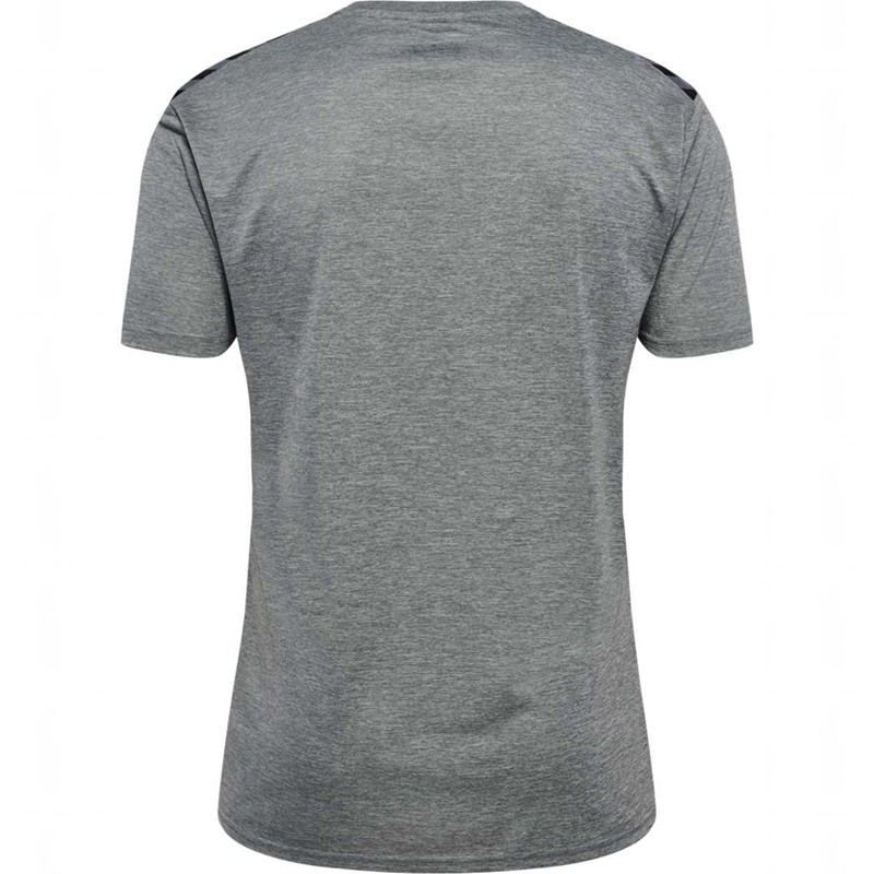 Hummel Authentic Pl S/S Jersey Herr Grå | 443710-391