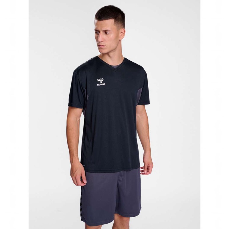 Hummel Authentic Pl S/S Jersey Herr Svarta | 618038-877