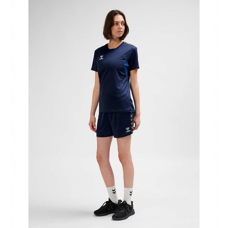 Hummel Authentic Pl Shorts Dam Marinblå | 522948-647