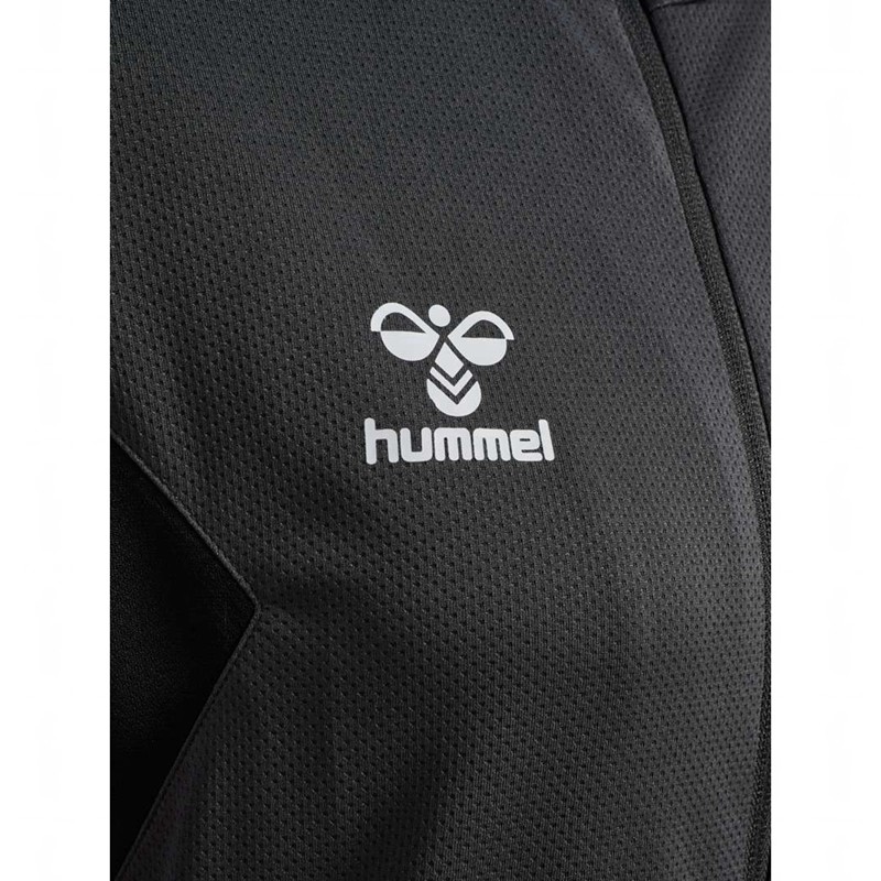 Hummel Authentic Pl Zip Hoodie Dam Svarta | 292518-741