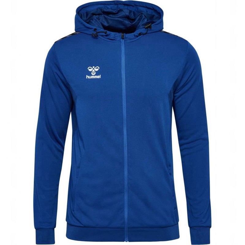 Hummel Authentic Pl Zip Hoodie Herr Blå | 831755-689