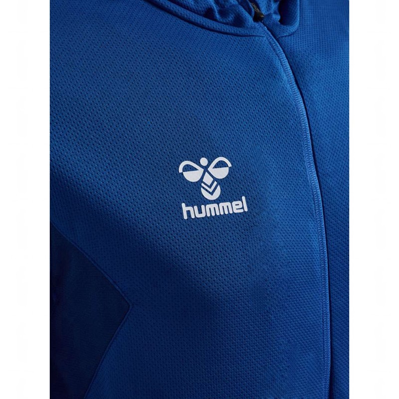 Hummel Authentic Pl Zip Hoodie Herr Blå | 831755-689