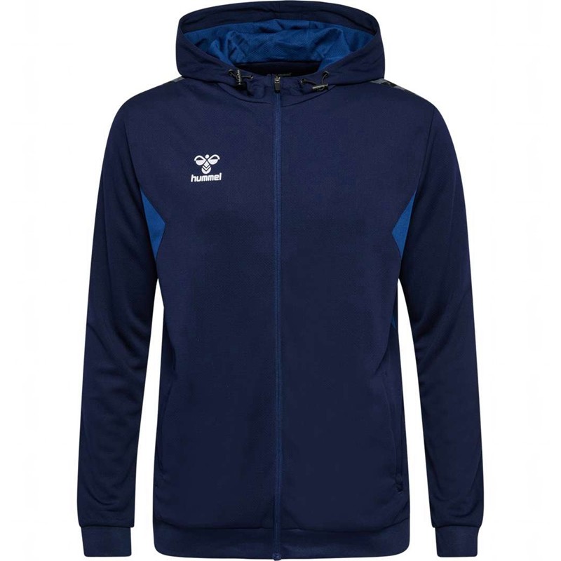 Hummel Authentic Pl Zip Hoodie Herr Marinblå | 169638-585