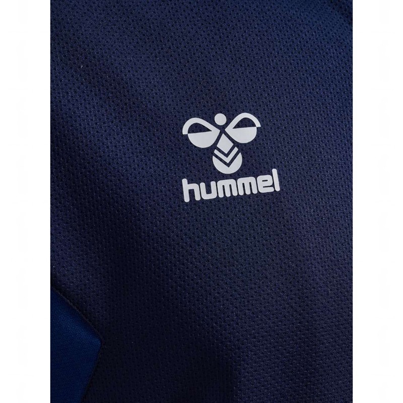 Hummel Authentic Pl Zip Hoodie Herr Marinblå | 169638-585